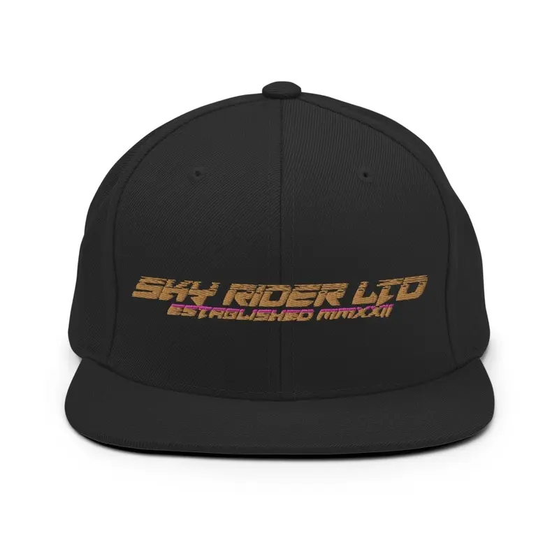 Sky Rider Limited Retro Logo Snap Back 